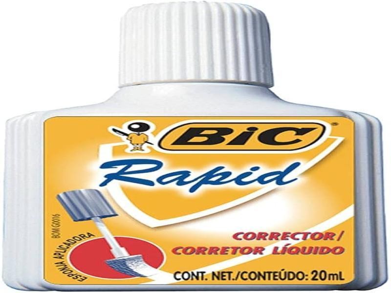 CORRECTOR BOTELLA BIC SECADO RAPIDO 20ML. E.10 C.120