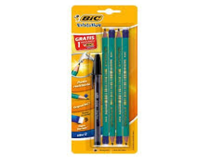 LAPIZ GRAFITO SMAD. 2 EVOLUTION VDE. BIC BL.C4 12 288