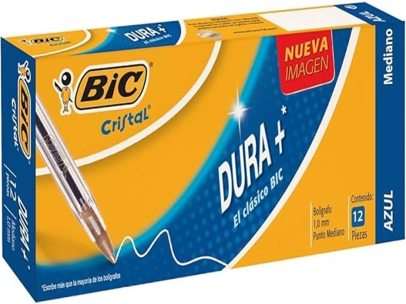 BOLIGRAFO DURAM-250 BIC 1.0MM AZUL CJA. C12 C.100