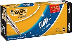 BOLIGRAFO DURAM-250 BIC 1.0MM NGO. CJA. C12 C.100