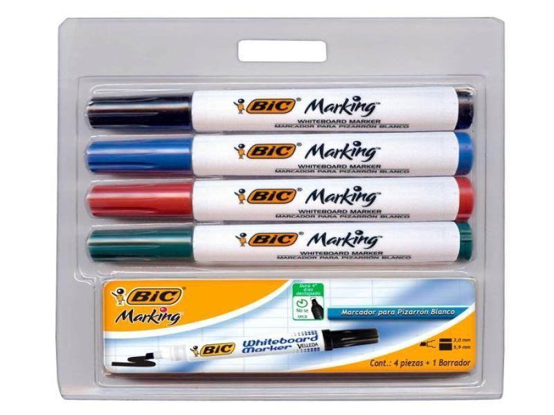 MARCADOR PPIZ GRUESO BIC MARKING BL C4 BASICBORR C24