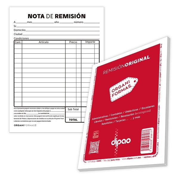REMISION ESQUELA ORIGINAL 40H. DIPAO E.150
