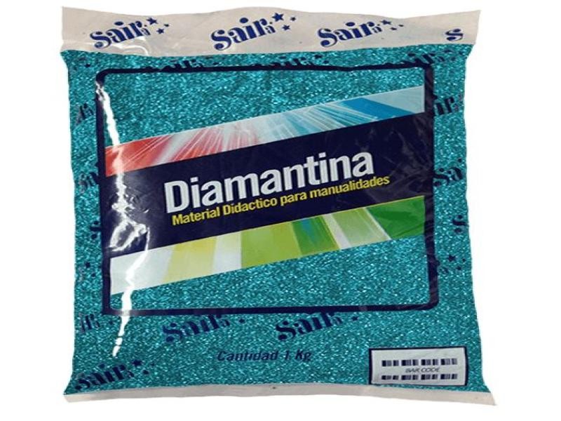 DIAMANTINA FINA BOL. 50G. 07 TURQUESA E.20