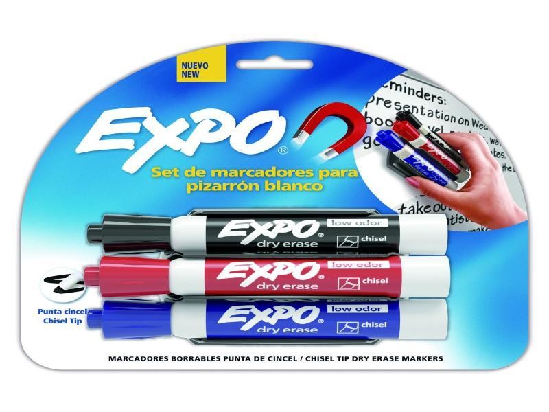 MARCADOR PPIZ. GRUESO EXPO BL.C3 BASIC.BORR. MAGN 312
