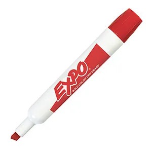MARCADOR PPIZ. GRUESO EXPO PLAST. ROJO E12C144