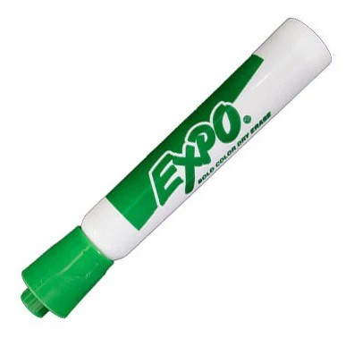 MARCADOR PPIZ. GRUESO EXPO PLAST. VDE.E12C144