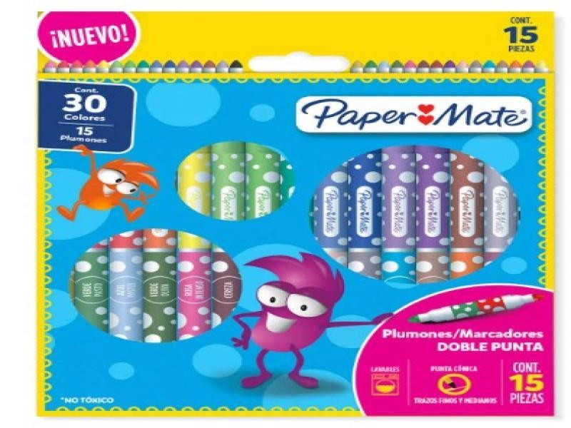 MARCADOR AGUA PUNTA CONICA EST.15X30 PAPER MATE C24