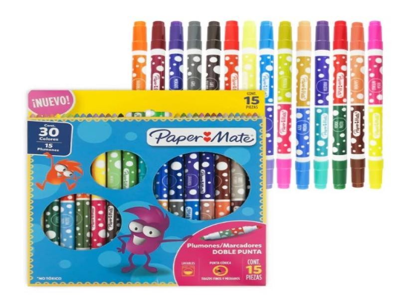 MARCADOR AGUA PUNTA CONICA EST.15X30 PAPER MATE C24