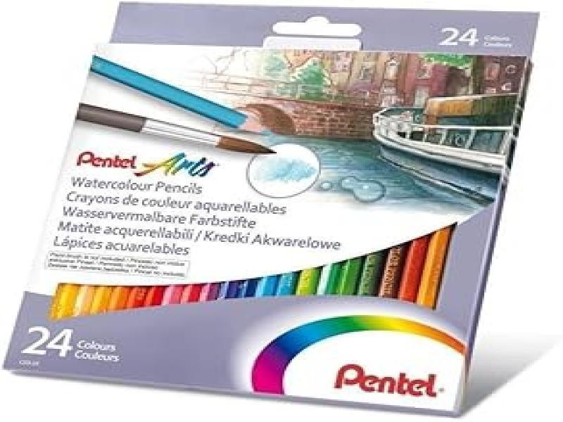 COLORES ACUARELA EST. C24 L.PENTEL CB9 HEXAG. E.12 C.48