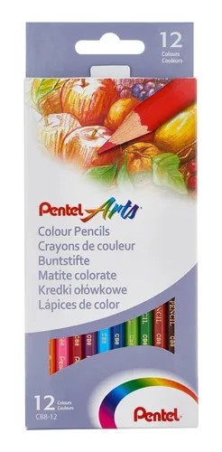 COLORES EST. C12 L. PENTEL CB8-12 HEXAG. E.12 C.96