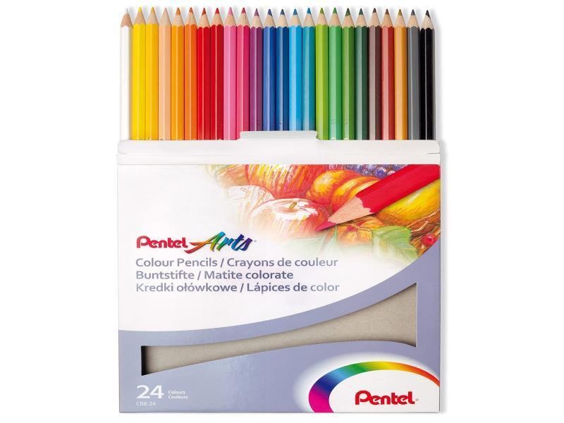 COLORES EST. C24 L. PENTEL CB8-24 HEXAG. E.12 C.48