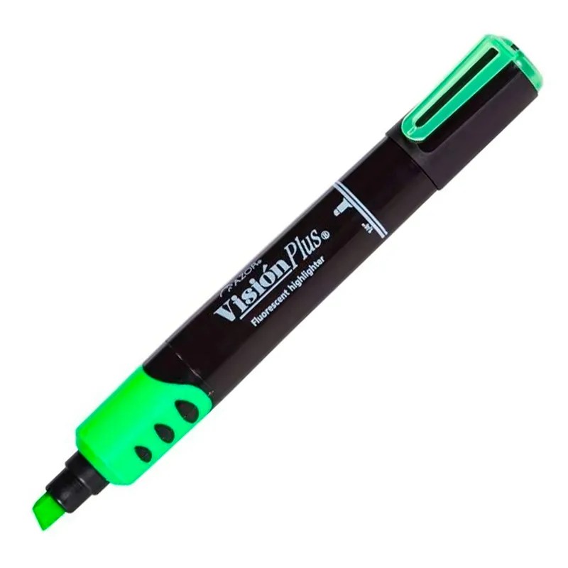 RESALTADOR GRUESO VISION PLUS 2600 VERDE E12C144