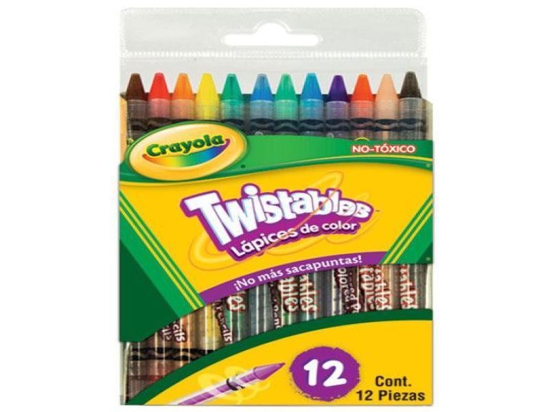 COLORES EST.C12 L. CRAYOLA TWISTABLES 687408 E.6C24