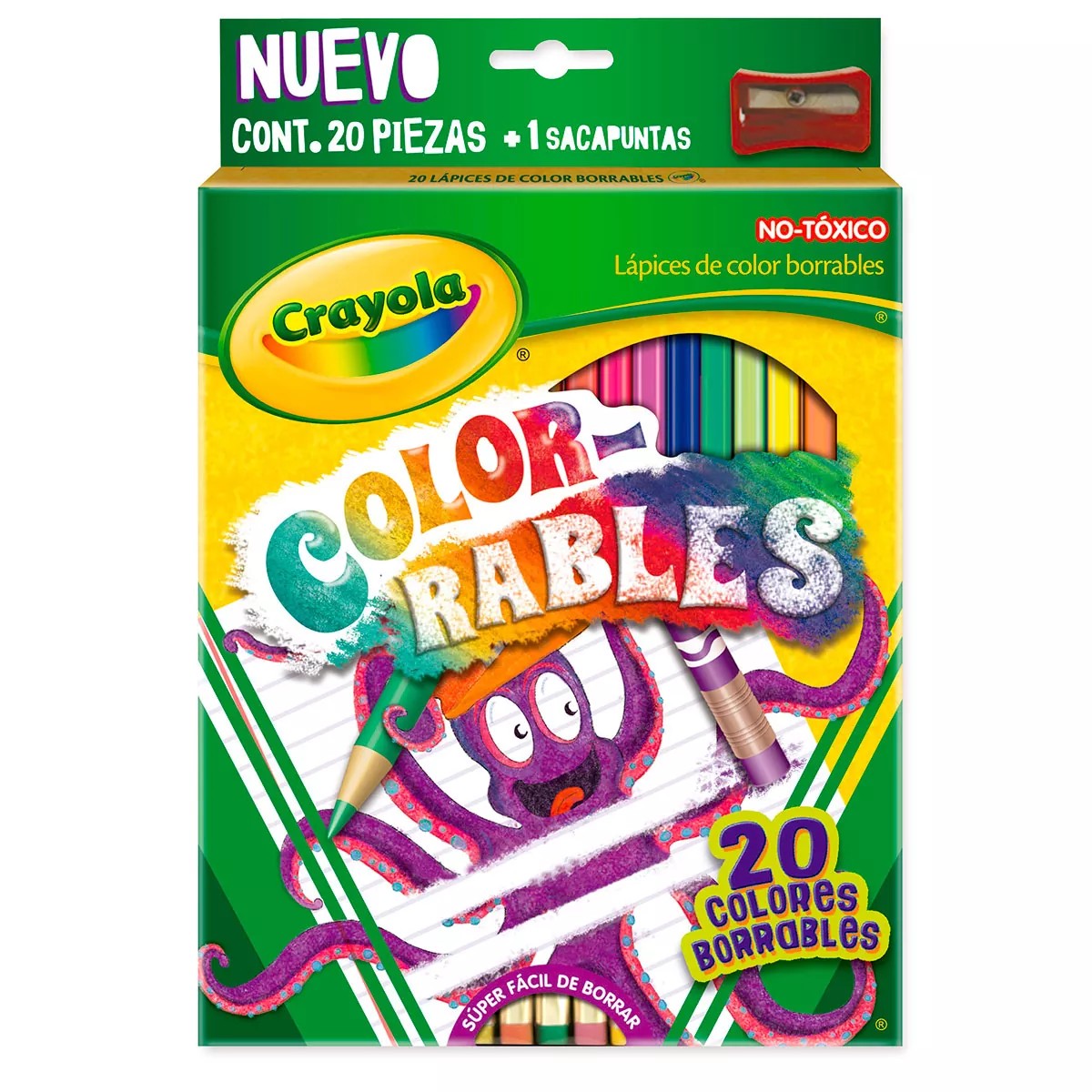 COLORES EST.C20 L. CRAYOLA BORRABLES 684420 E.6 C36
