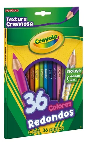 COLORES EST.C36 L. CRAYOLA REDONDO 684036 E.6 C.12