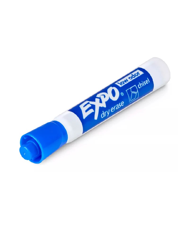 MARCADOR PPIZ. GRUESO EXPO PLAST. AZUL E12 C144