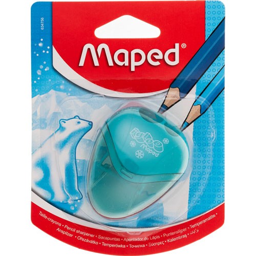 SACAPUNTAS PLAST. CDEP. DOBLE COLOR PEPS BL.C1 25250