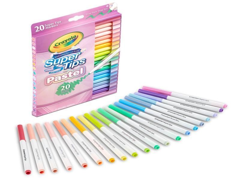 MARCADOR AGUA EST.C20 LAVAB S.TIPS PAST.CRAYOLA 58902112