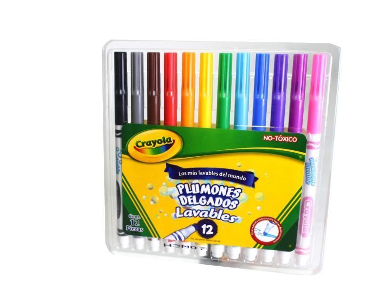 MARCADOR AGUA DELG. EST.C12 LAVABLE CRAYOLA 580912 E6C24
