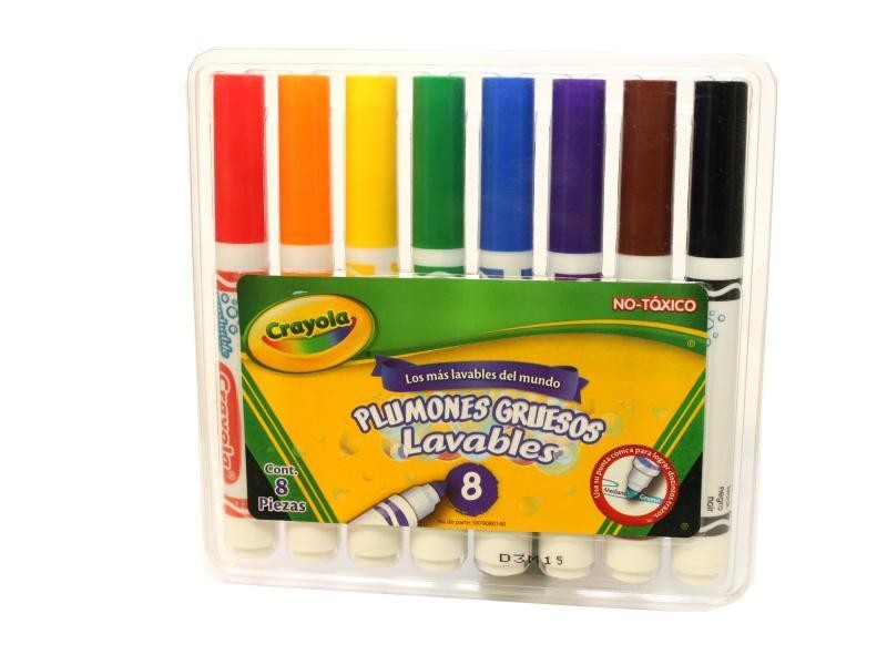 MARCADOR AGUA GRUESO EST.C8 LAVABLE CRAYOLA 587808 E6C24