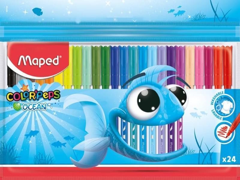 MARCADOR AGUA DELG. EST. C24 COLOR PEPS MAPED E.12 C.48