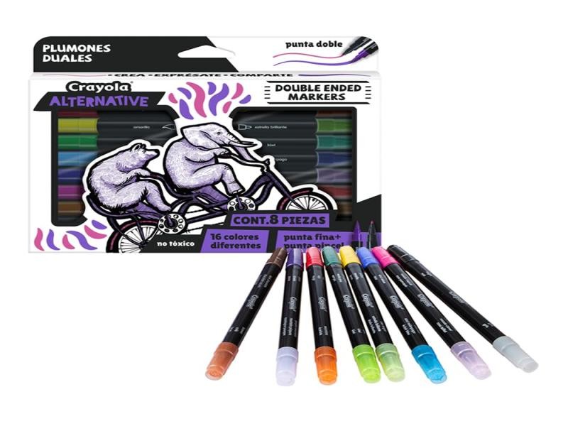 MARCADOR AGUA DELG. EST. C8X16 COL CRAYOLA ALTERNATIVE 24