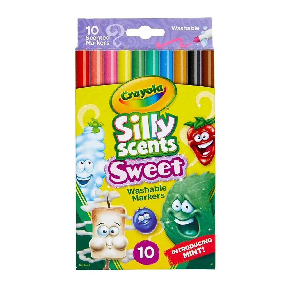 MARCADOR AGUA GRUESO EST C10 CIB AROMA P.CINCEL CRAYOLA 24