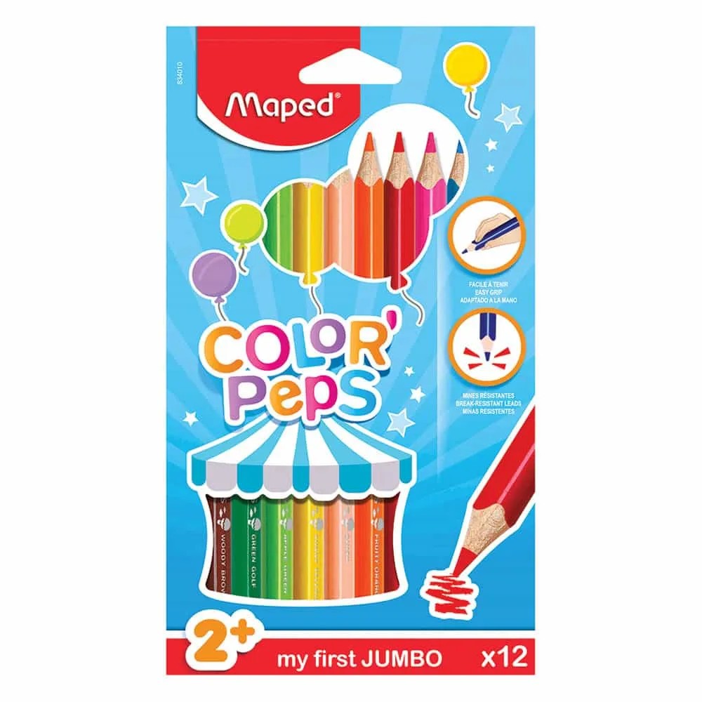COLORES EST.C12 L. PEPS MAPED TRIANG. JUMBO 12144
