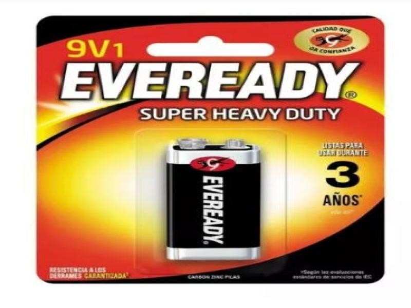 PILA CARBON 9V EVEREADY BL. C1 PZ. E.18 C.72