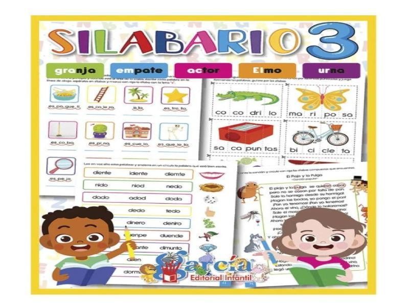 LIBRO ACT. EDU. SILABARIO 3 1334 1T C48