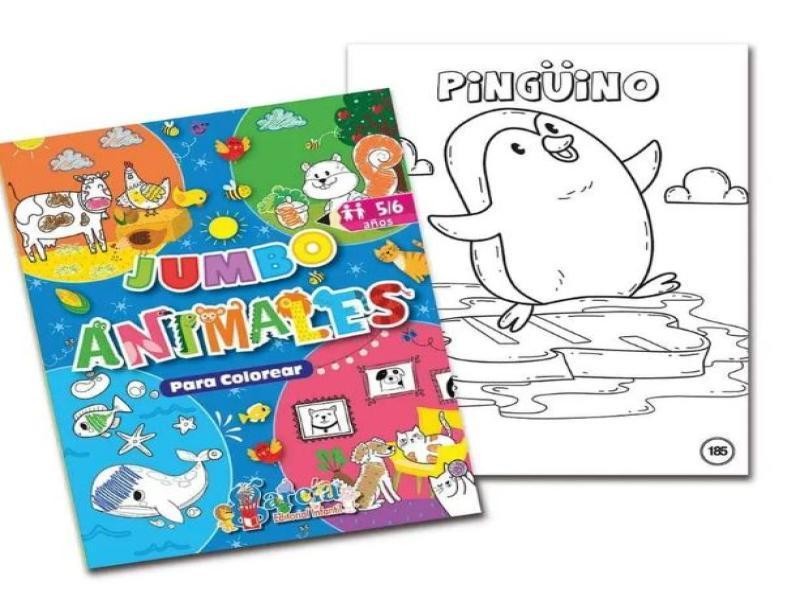 LIBRO PCOLOREAR JUMBO ACT ED ANIMALES GARCIA 1T 1213 C.48