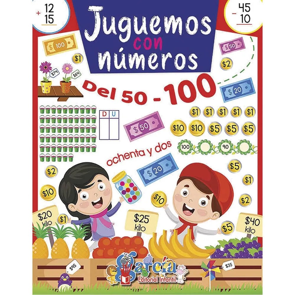 LIBRO ACT. EDU. JUGUEMOS CON NUMEROS 50 AL 100 1330 C.48