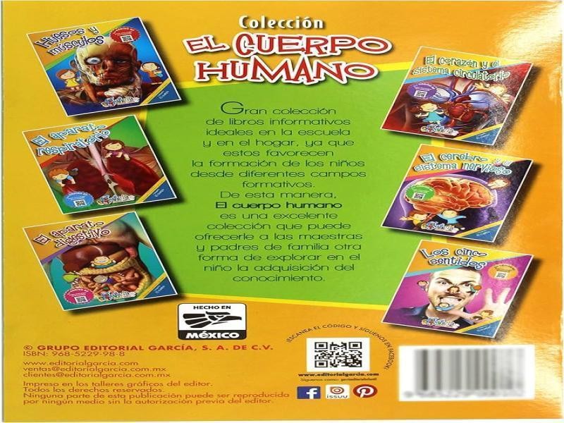 LIBRO TEXTO CUERPO HUMANO GARCIA 6T 505 C.120