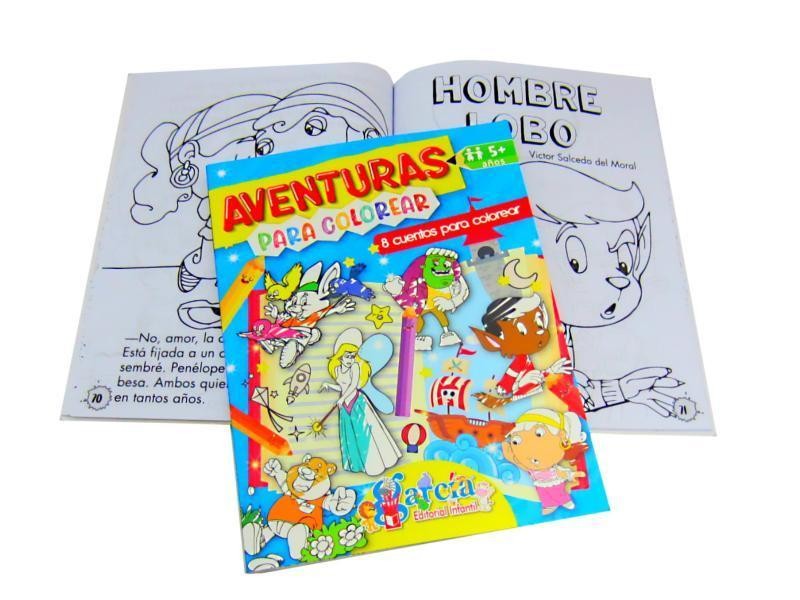 LIBRO ACT.EDU. AVENTURAS PARA COLOREAR GARCIA 1T 1220 C48