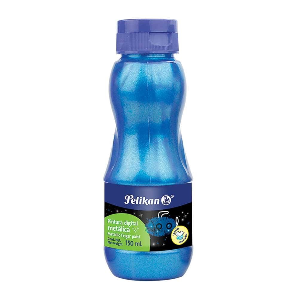 PINTURA DIGITAL PELIKAN 150ML. AZUL METALICO C12