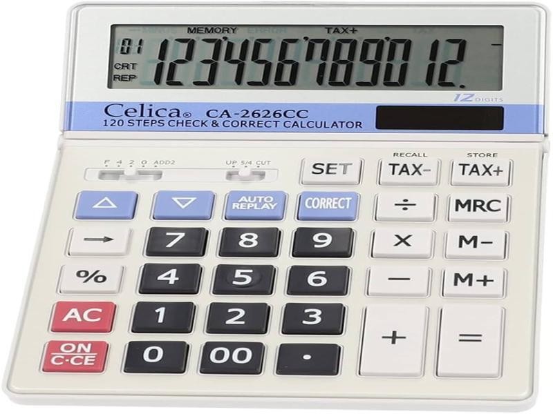 CALCULADORA ESCRIT. CELICA CA-2626CC BLANCA 12DIG C40