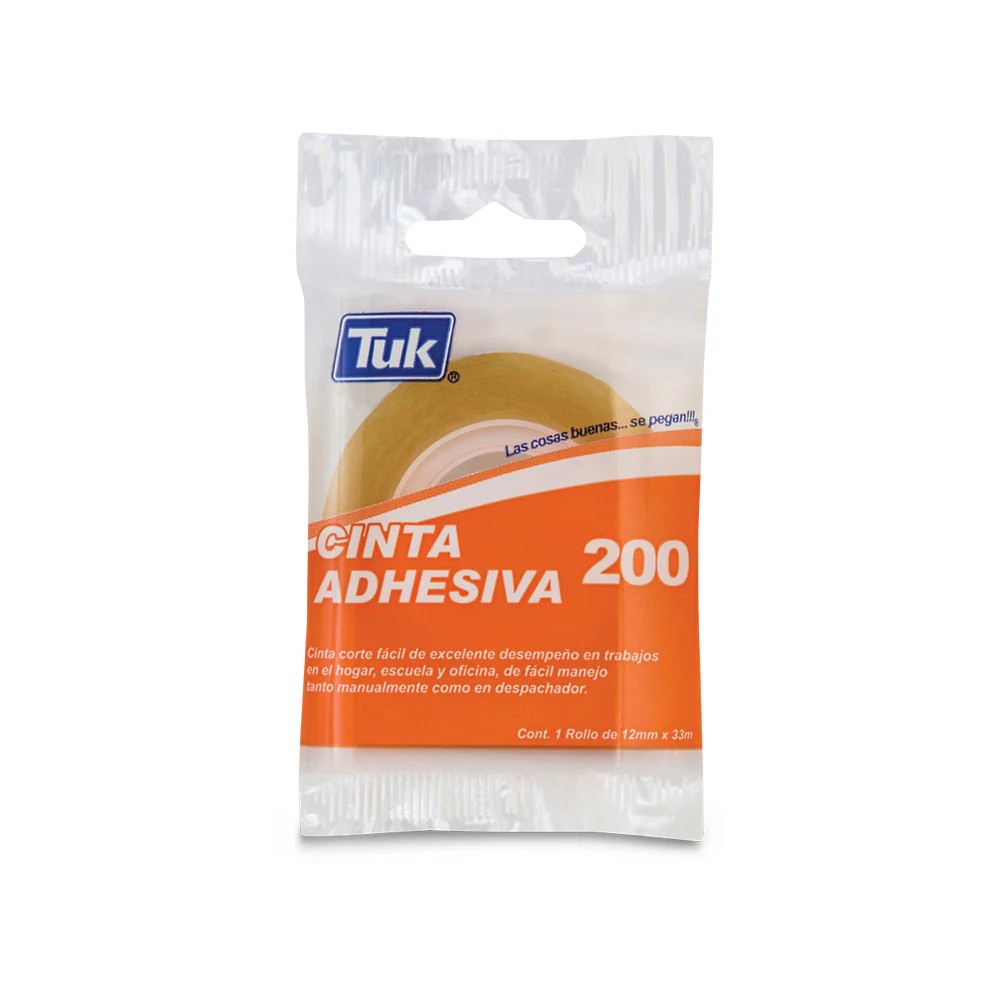 CINTA ADH. 12X10M. TRANSP. TUK 200 E.50 C.300