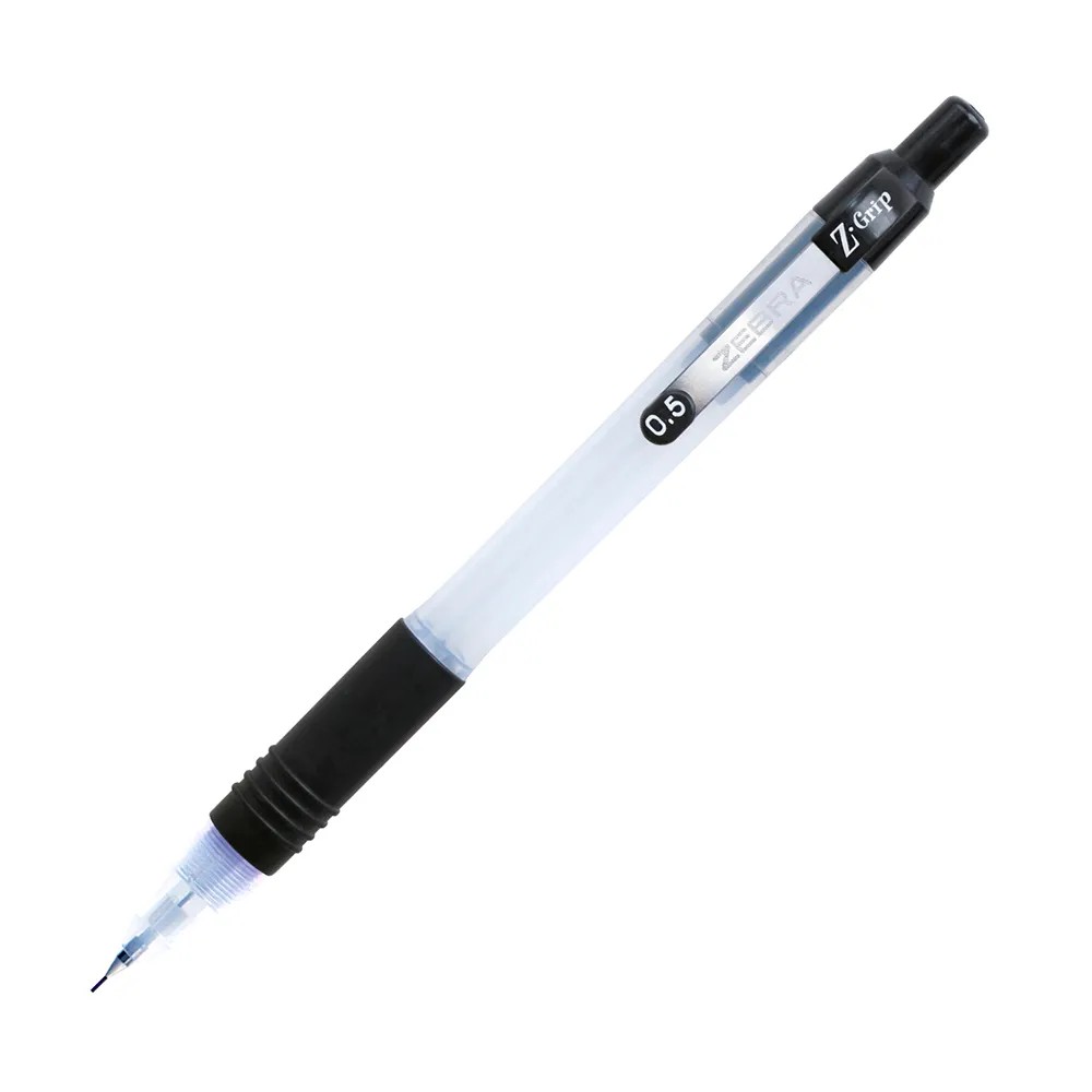 LAPICERO 0.5MM Z-GRIP 6520-00 ZEBRA GRIP TRANSP. E.12 C.144