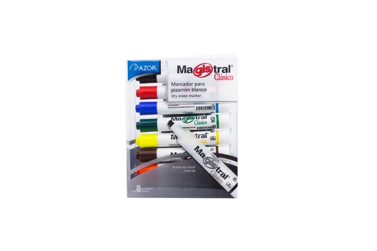 MARCADOR PPIZ. GRUESO MAGISTRAL 83478 BL.C8 PLAST. C.24