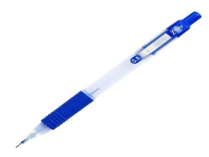 LAPICERO 0.5MM Z-GRIP 6520-01 ZEBRA GRIP TRANSP. E.12 C.144