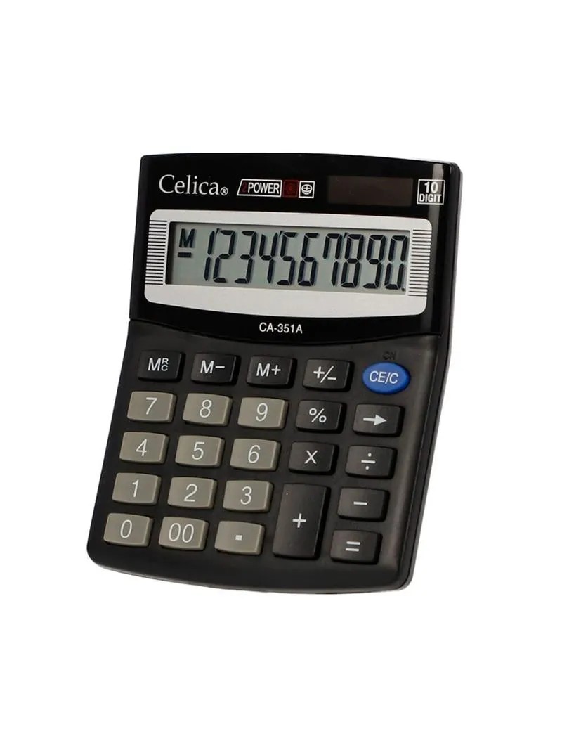 CALCULADORA ESCRIT. CELICA CA-351ASDC810II 10DIG. 20 80