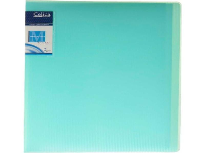 CARPETA MULTIMICA C20 CTA. SEMITRASL.AZUL CELICA E.20 C.120
