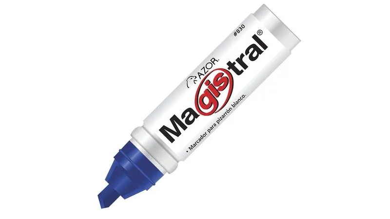 MARCADOR PPIZ. GRUESO MAGISTRAL 830 MET. AZUL E12 C144