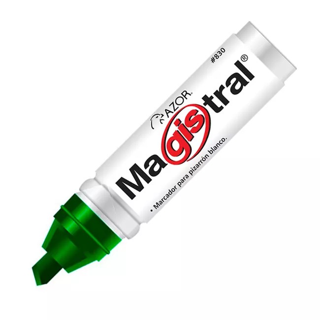 MARCADOR PPIZ. GRUESO MAGISTRAL 830 MET. VERDE E12 C144
