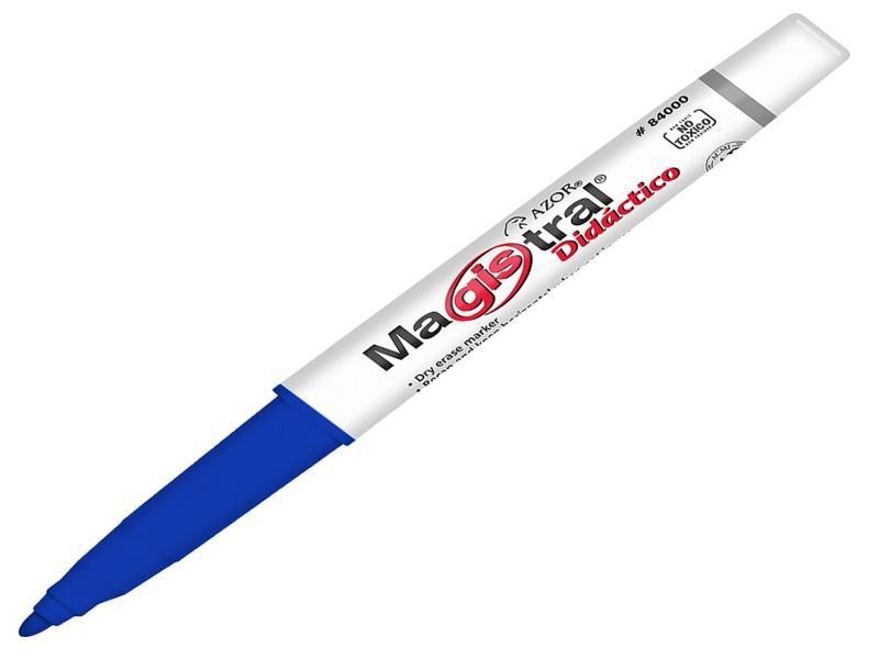 MARCADOR PPIZ. DELG. MAGIST.DID. P.F. PLAST. AZUL 12144