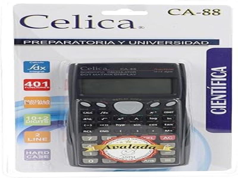 CALCULADORA CIENT. CELICA CA-88 401 FUNC. E10 C60
