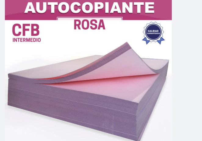 PAPEL AUTOCOPIANTE CFB 75G. OFI. ROSA INTERM. MILL E.5C5