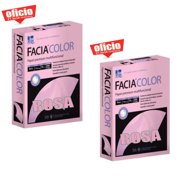 PAPEL FACIA BOND 75G.50K.OFI. ROSA MILLAR E..500 C.5
