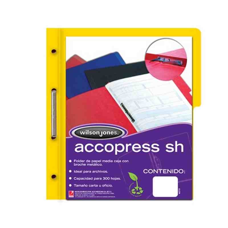 FOLDER CBROCHE CTA. AMARILLO ACCOPRESS P-4552 E.10 C.90