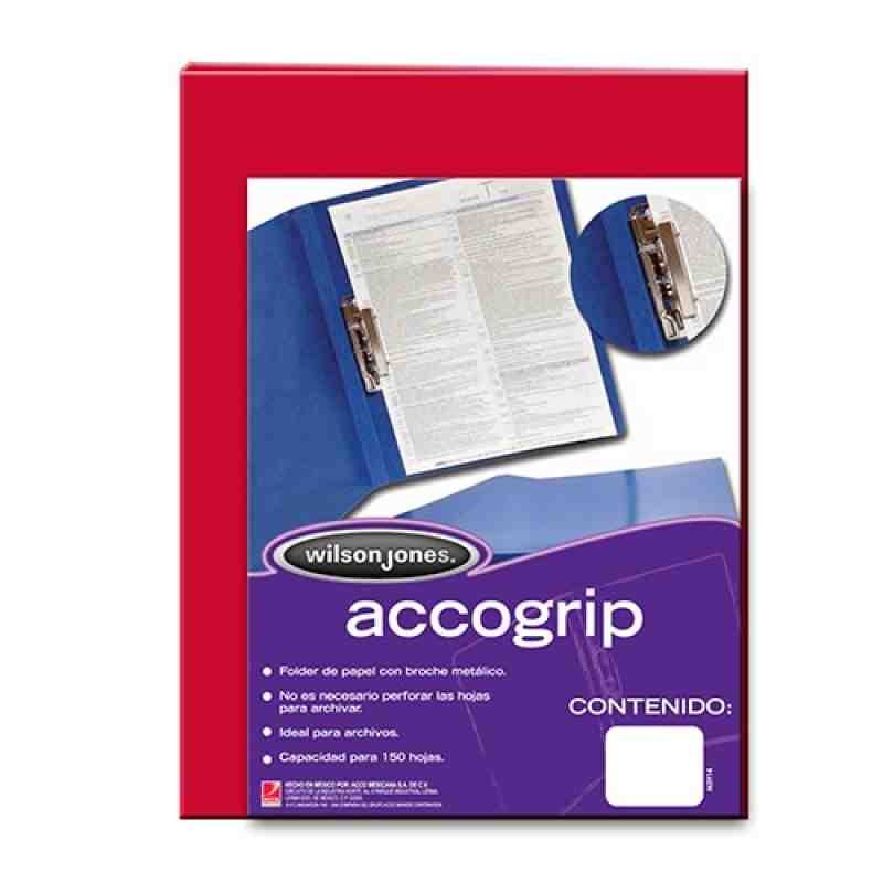 FOLDER CPALANCA OFI. ROJO ACCOGRIP P-0971 E.4 C.48